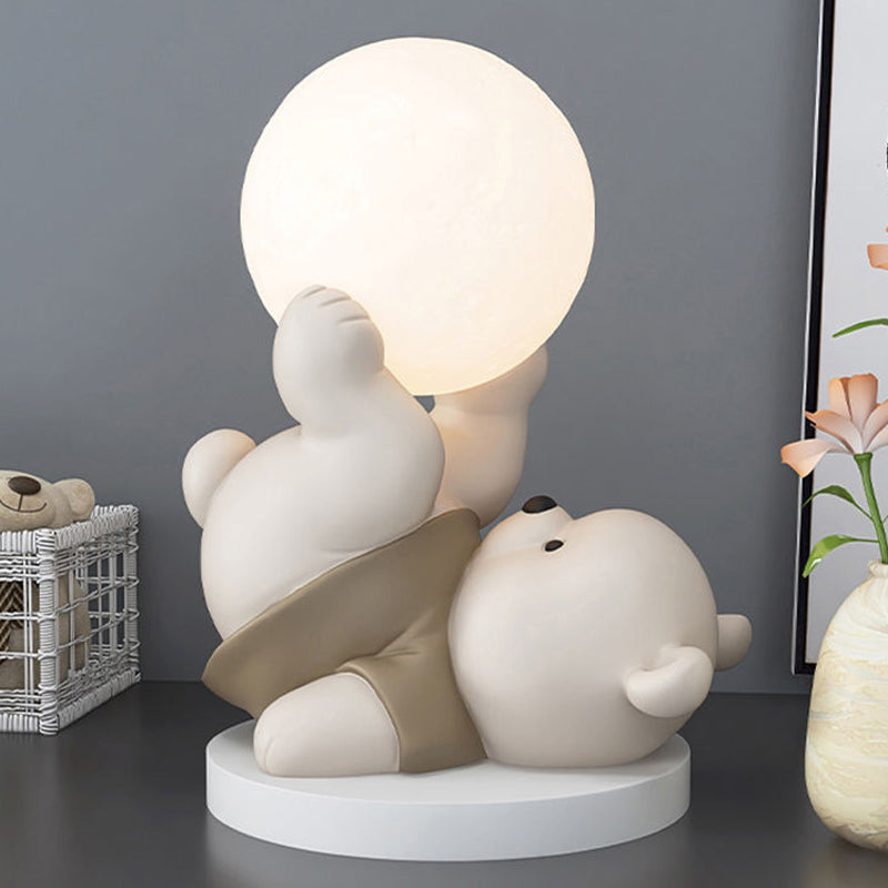 GlowBear – Bear-shaped LED table lamp with touch function and night light