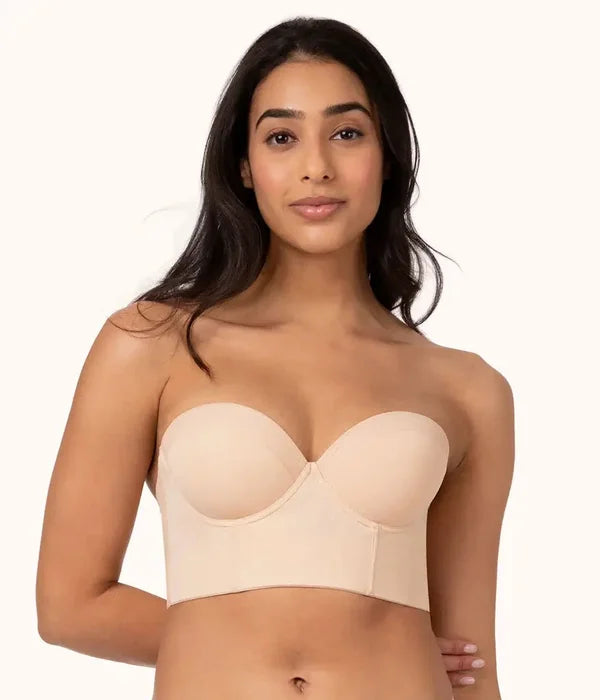 Sophia - Elegant Strapless Push-Up Bra for Invisible Support