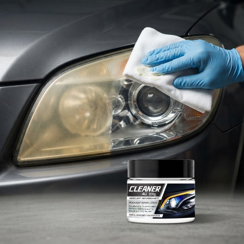 LensPolish - Headlight Polishing Paste for Vehicle Headlight Surfaces