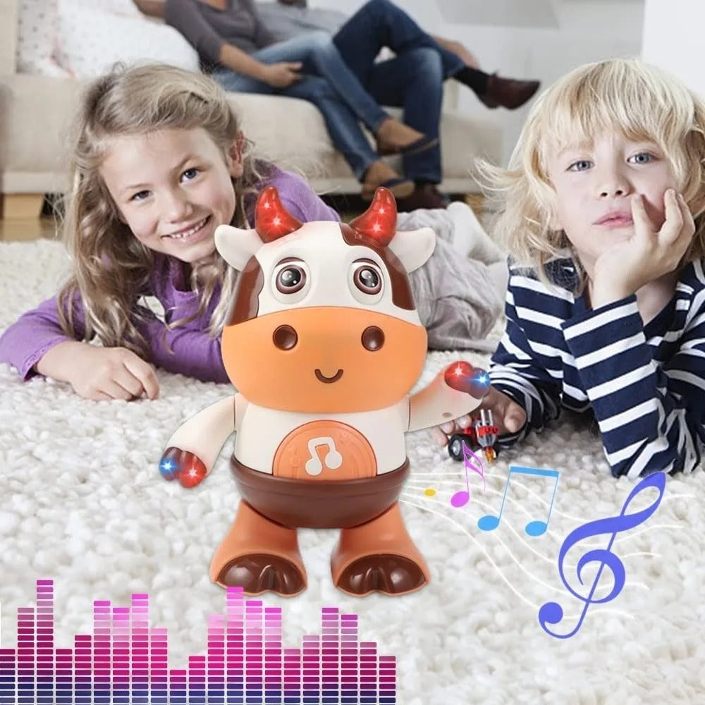 JoyMoove – Tańcząca zabawka krowa z muzycznymi lampkami i zabawnymi ruchami