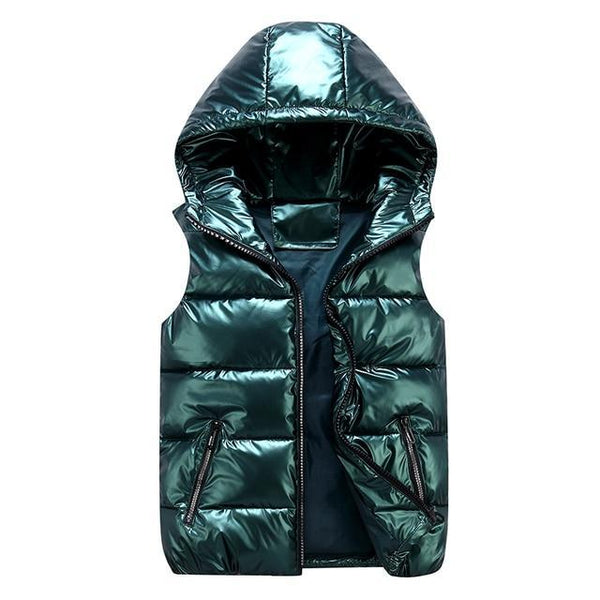 Andrew - Veste matelassée unisexe stylée avec capuche
