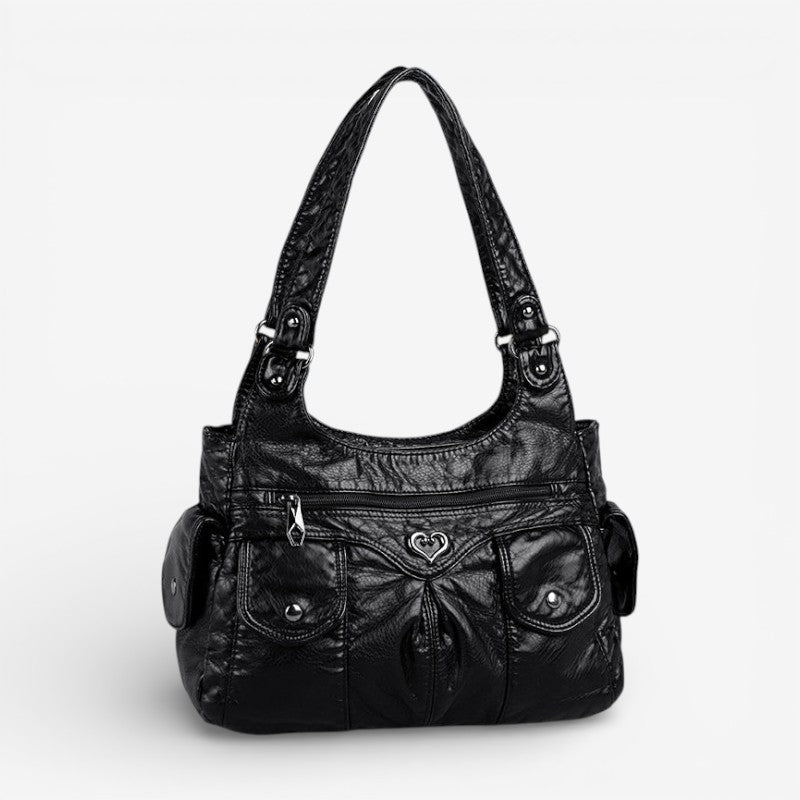 Rosie – Adjustable Strap Shoulder Bag With Zipper And Pockets