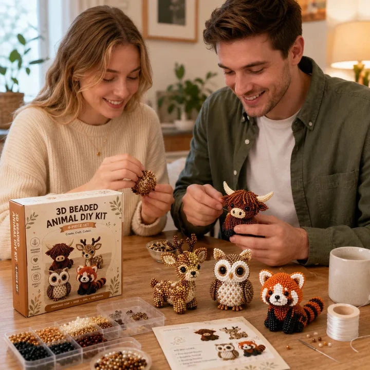 Beadimals - Kit de manualidades de animales con cuentas en 3D