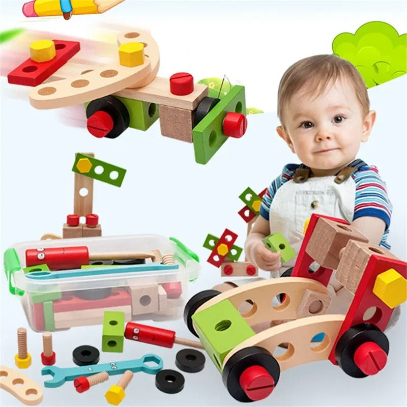 BuildBuddy – Trousse à outils portable DIY avec boulons et pièces interchangeables
