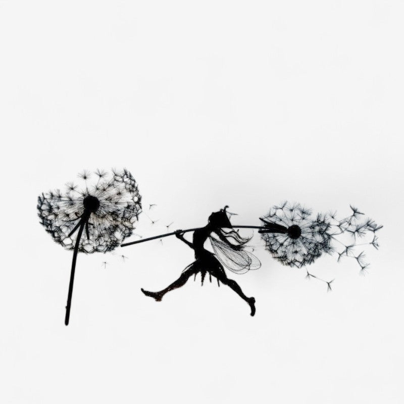 FairyBloom – Decorative Fairy Angel Figurines with Dandelion Design