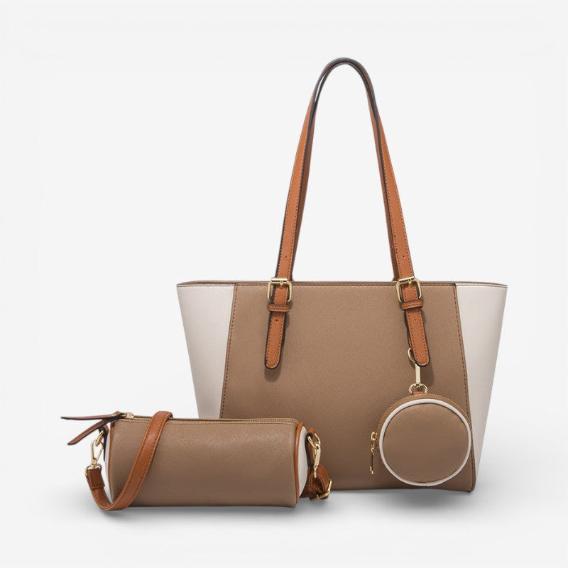 Amelia – Sacs à main grande capacité avec design bicolore