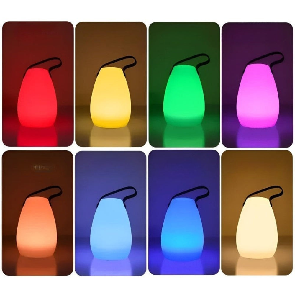 LuminaFlair - Lampe LED sans fil étanche avec lumière changeante de couleur