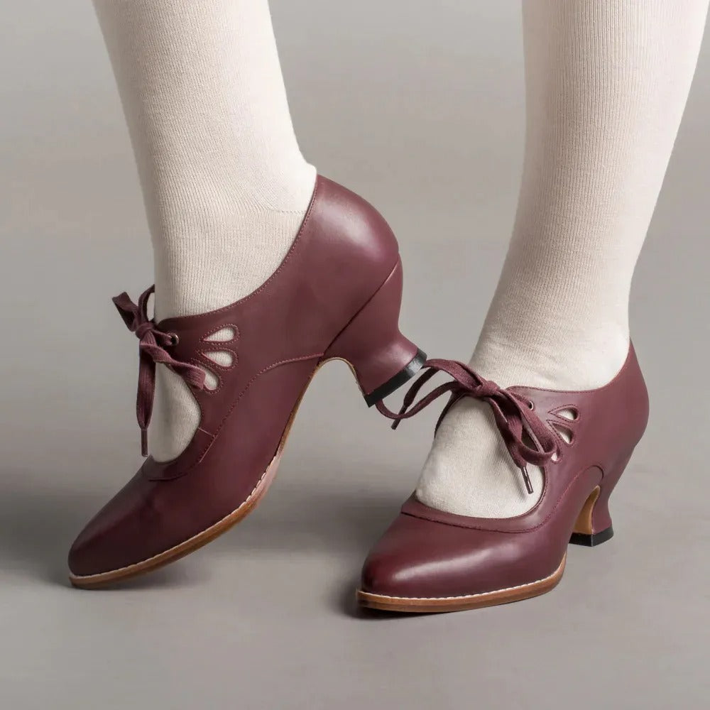 Alsia - Scarpe eleganti con tacco e lacci regolabili