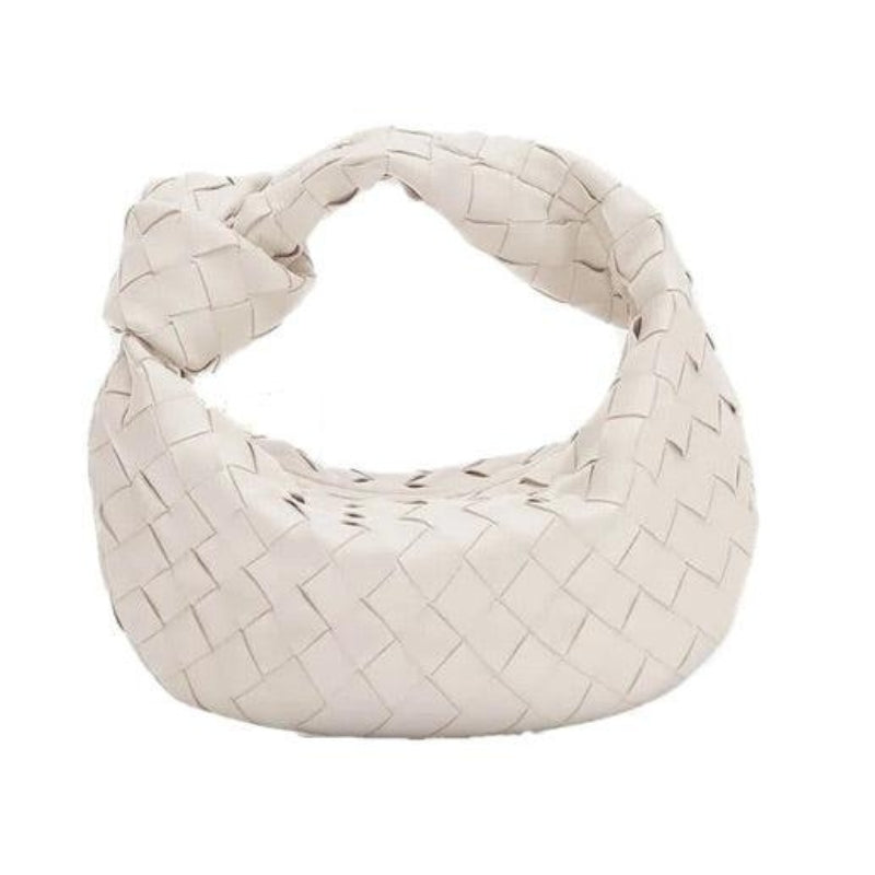 Mackenzie - Modern handbag with knotted handle and zipper