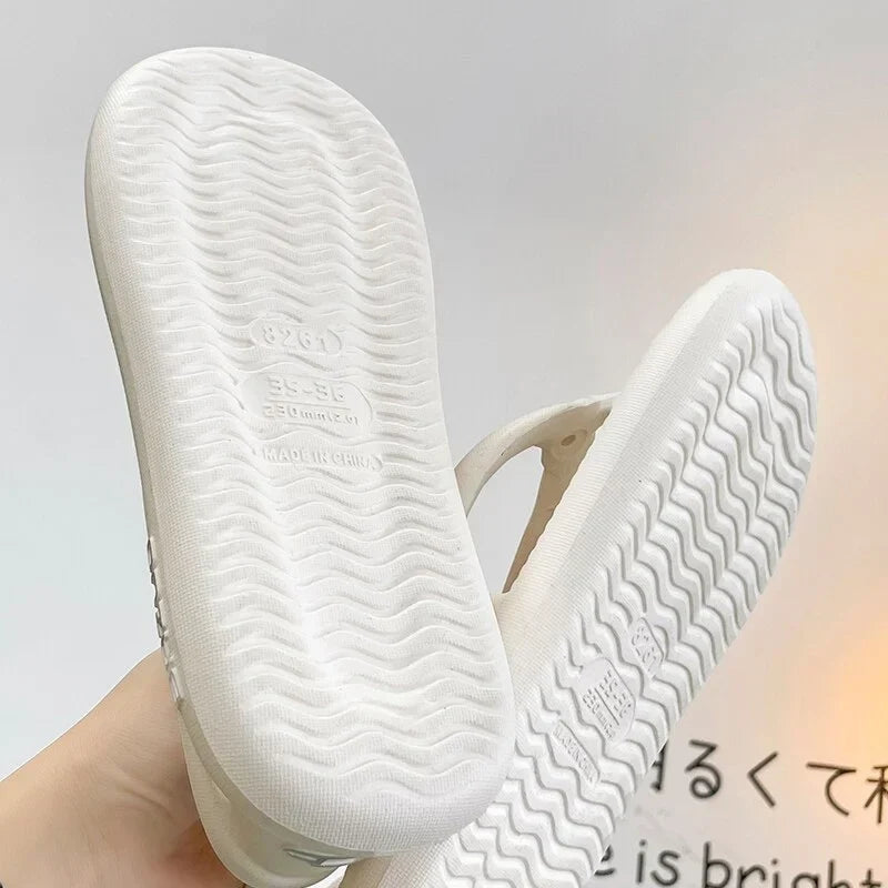 Nico – Casual Slip-On Sandals with Cut-Out Sides and Flat Sole