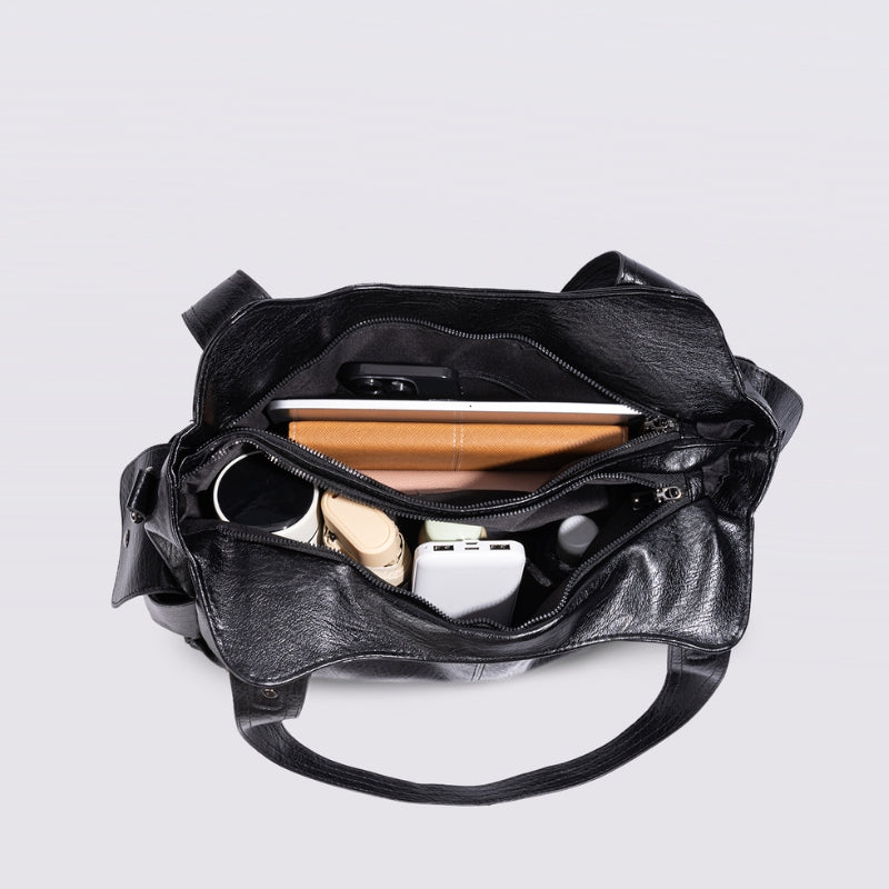 Nova – Moderná kabelka na rameno s viacerými priehradkami a bezpečným zipsom