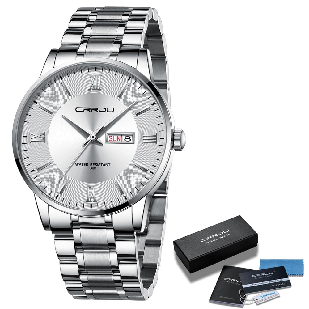 Ethan – Ceas elegant cu multiple cadrane, cadran sportiv și curea reglabilă lustruită