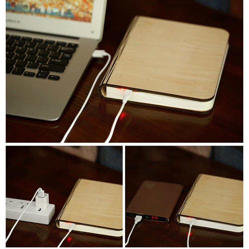 LumiBook - LED lampa ve tvaru knihy s dobíjecí baterií
