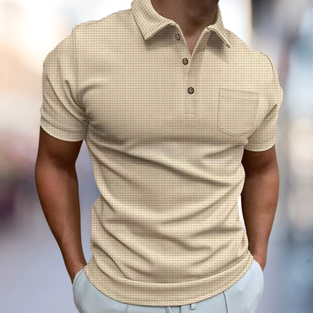 Polaris - Men's Short Sleeve Polo Shirt with Pocket