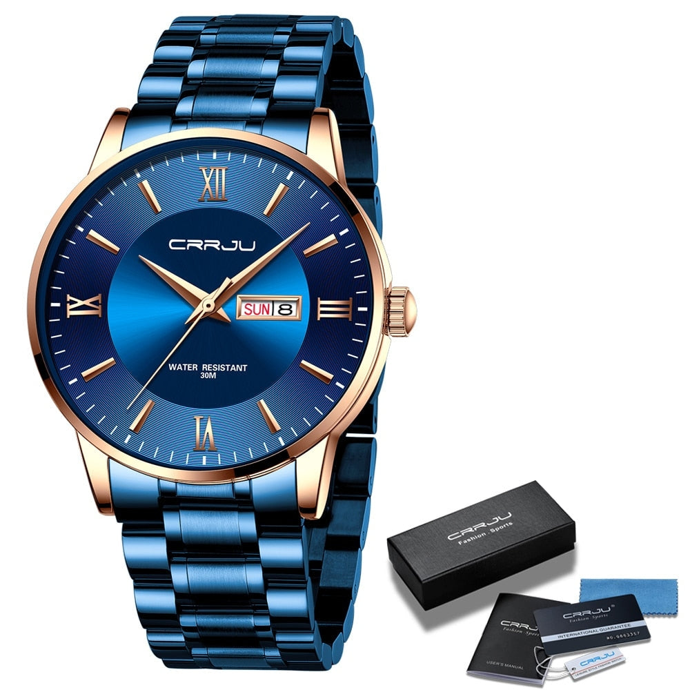 Ethan – Ceas elegant cu multiple cadrane, cadran sportiv și curea reglabilă lustruită
