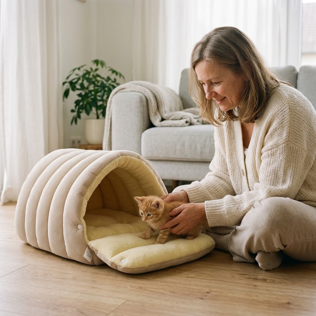 PawHaven - Pet Shelter with Removable Roof And Textured Base