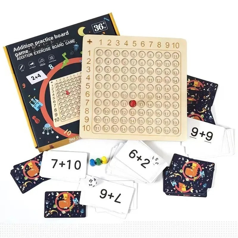 MathBuddy – Gioco educativo da tavolo con tessere numeriche e dadi per imparare la moltiplicazione
