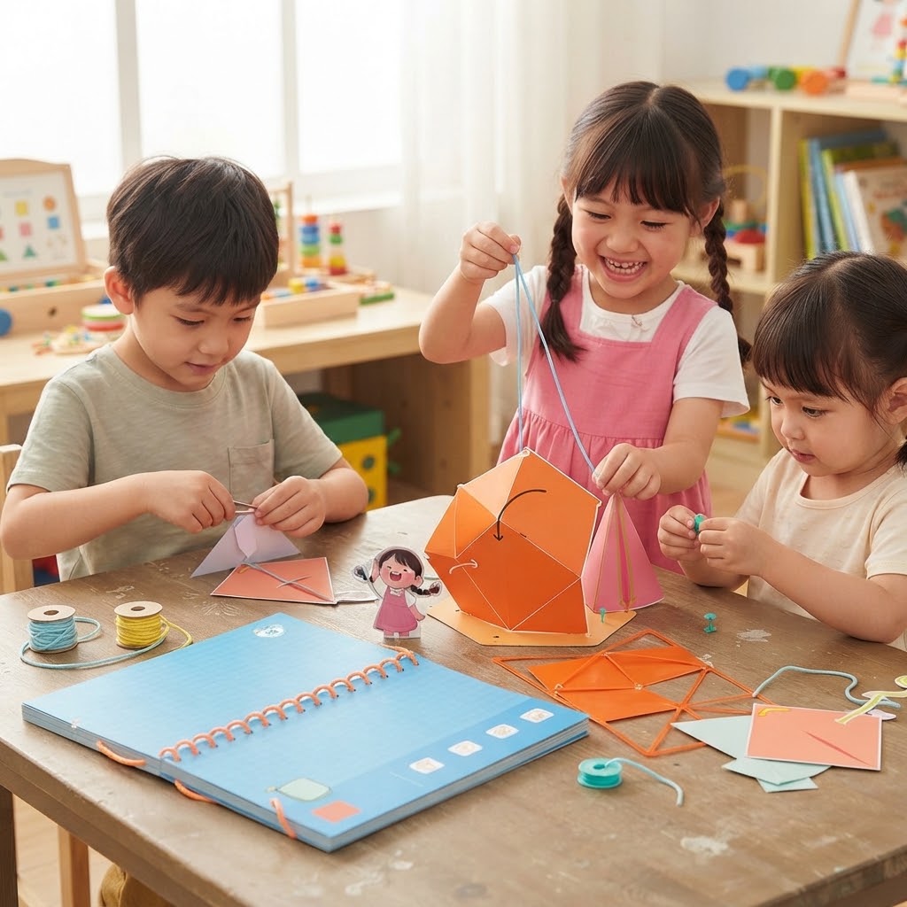 GeoString - Educational Book With Pull String For 3d Geometry