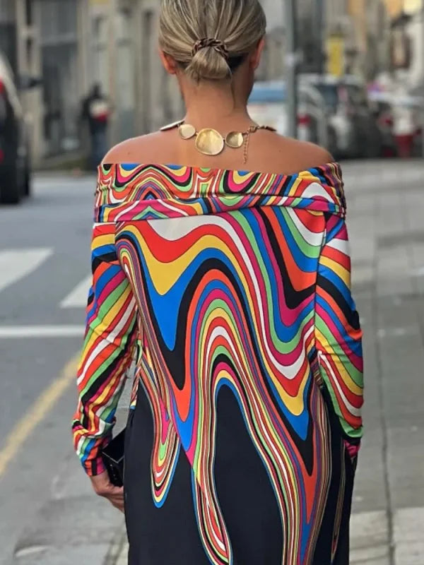 PrintPerfection™ - Dress with Color Print