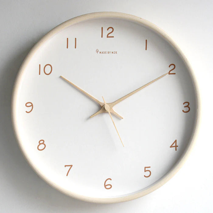 QuietOak - Elegant Analog Wall Clock with Silent Movement