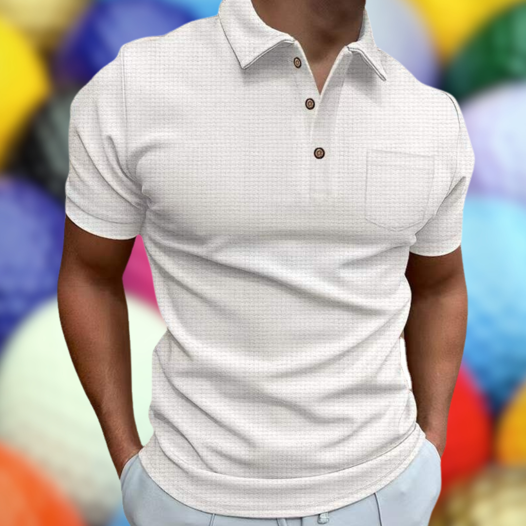 Polaris - Men's Short Sleeve Polo Shirt with Pocket