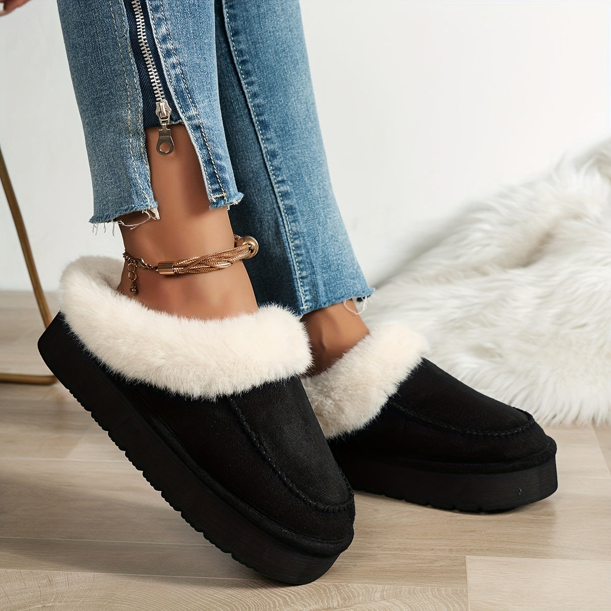 Hannah - Cozy slippers with soft lining and durable sole
