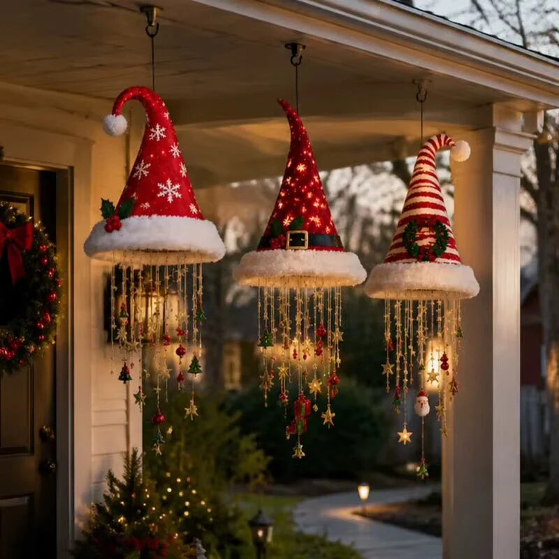 HatGlow - Hanging Hat Decoration With LED Stars