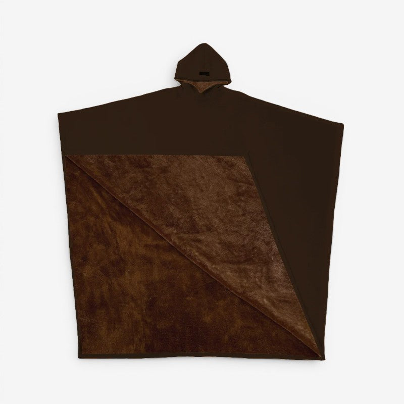 Sudadera con capucha y manta de forro polar extragrande para llevar puesta