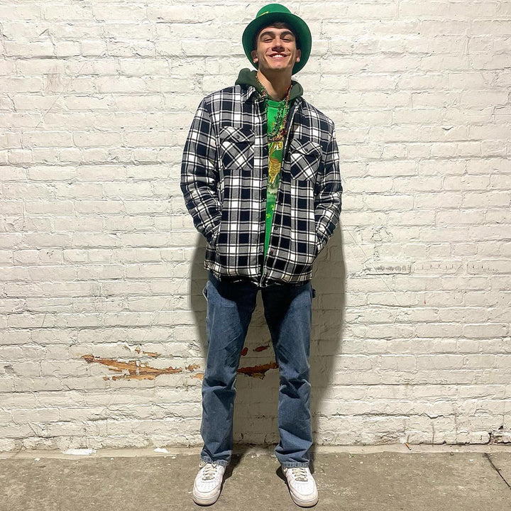 Aiden - Classic checked shirt with button closure
