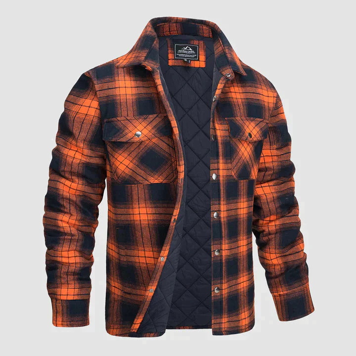 Aiden - Classic checked shirt with button closure