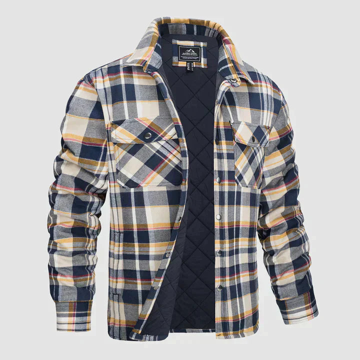 Aiden - Classic checked shirt with button closure