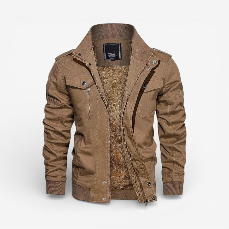 Jenson – Long Sleeve Jacket With Zipper And Pockets