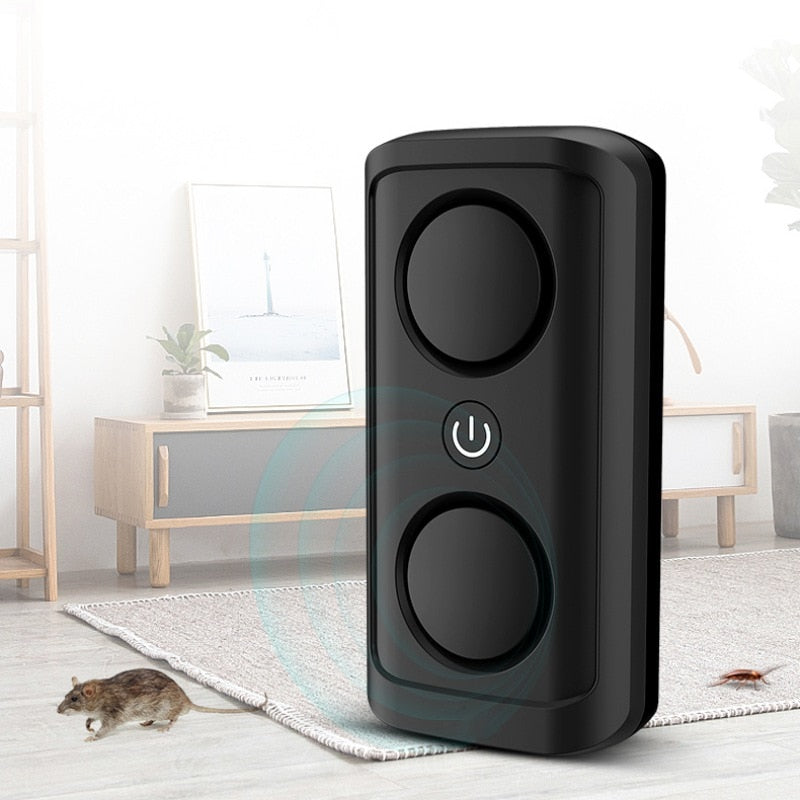SonicBarrier - Repellente per parassiti a ultrasuoni con design da collegare alla presa