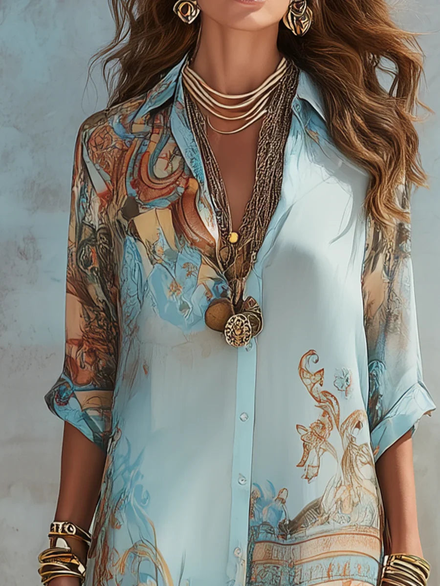 Elegant Flowing Maxi Dress for Women