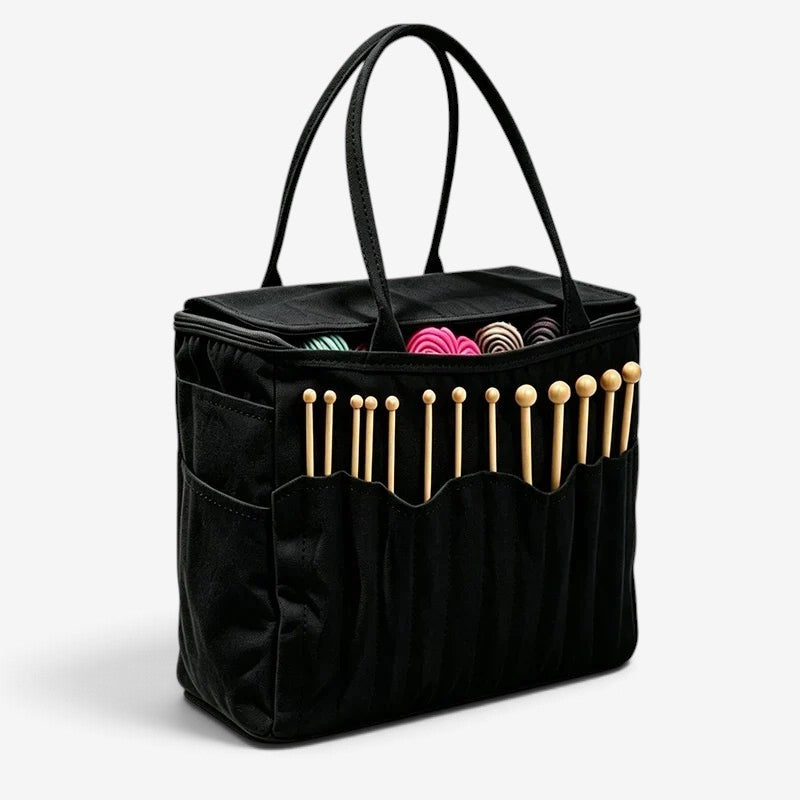 Yarnpath - Canvas Storage Bag With Metal Yarn Guides