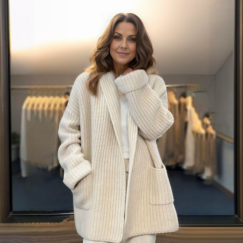 Veste en tricot ample pour femme