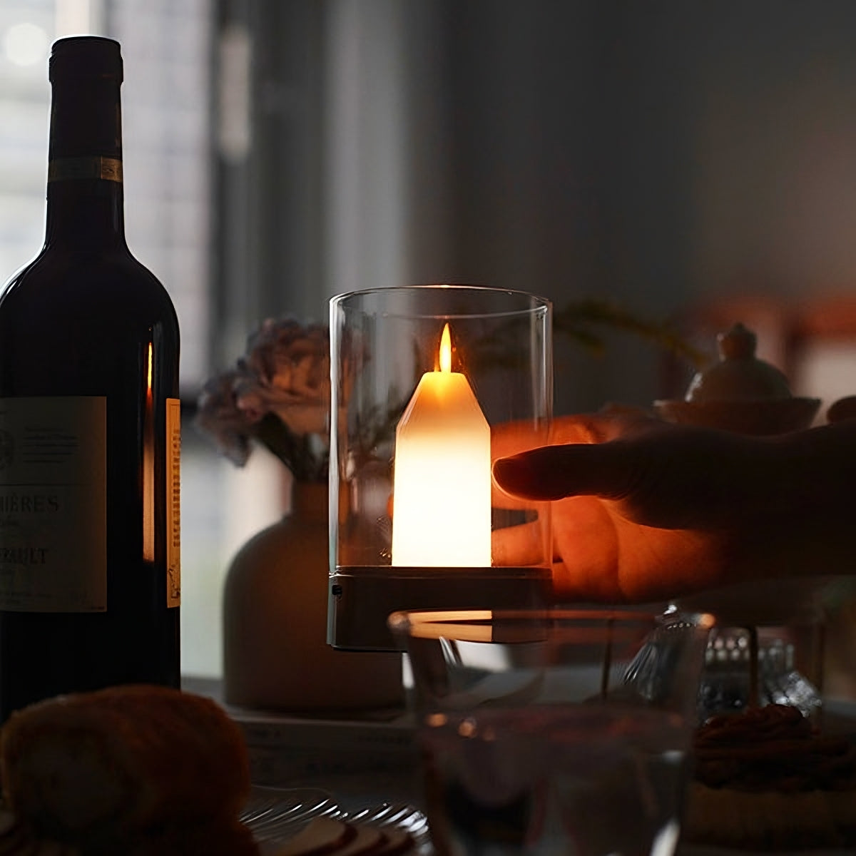 GlowWave - Lampe LED rechargeable à commande gestuelle