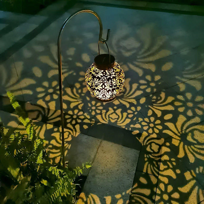 SolarGlow - Lampă LED elegantă, impermeabilă, alimentată cu energie solară pentru grădini
