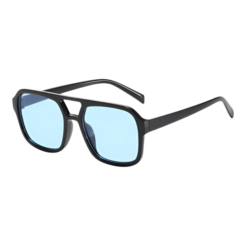 VeroLux – Lunettes de Soleil à Monture Carrée en Plastique avec Verres en Plastique