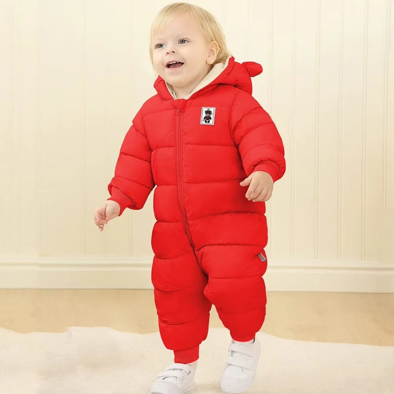 CuddleZip – Body per neonati con Cappuccio e Chiusura Lampo Frontale