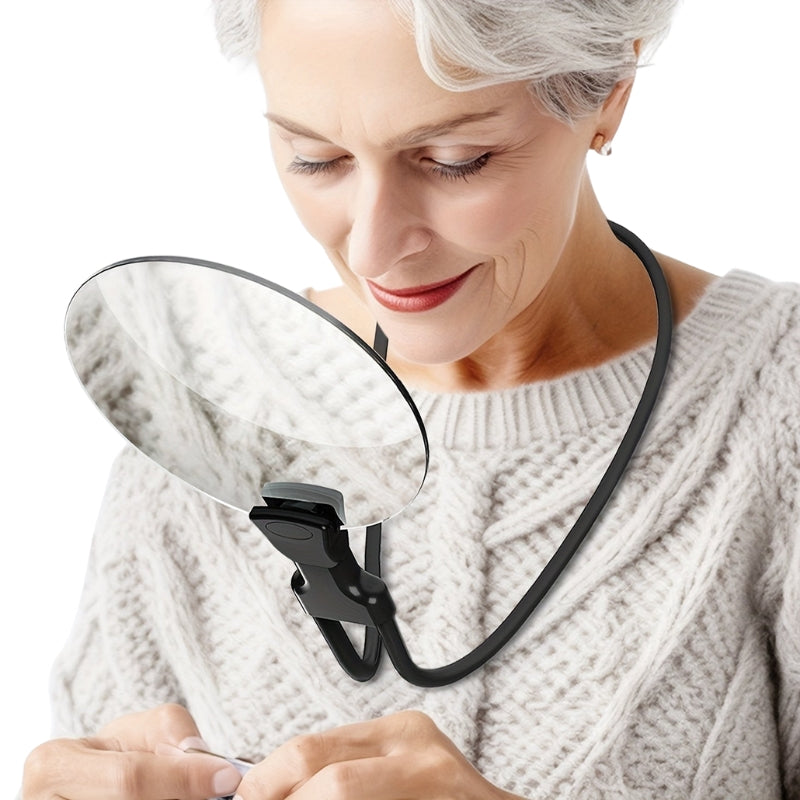 ClearView – Hands-Free Neck-Hanging Magnifier with Adjustable Design