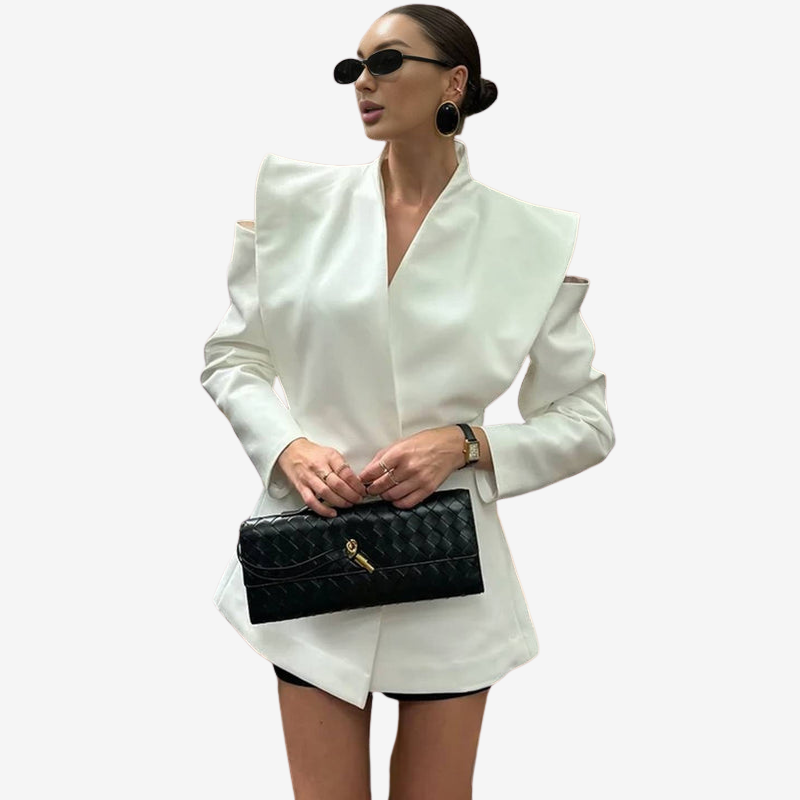 Esme - Long Sleeve Jacket with V-Neck