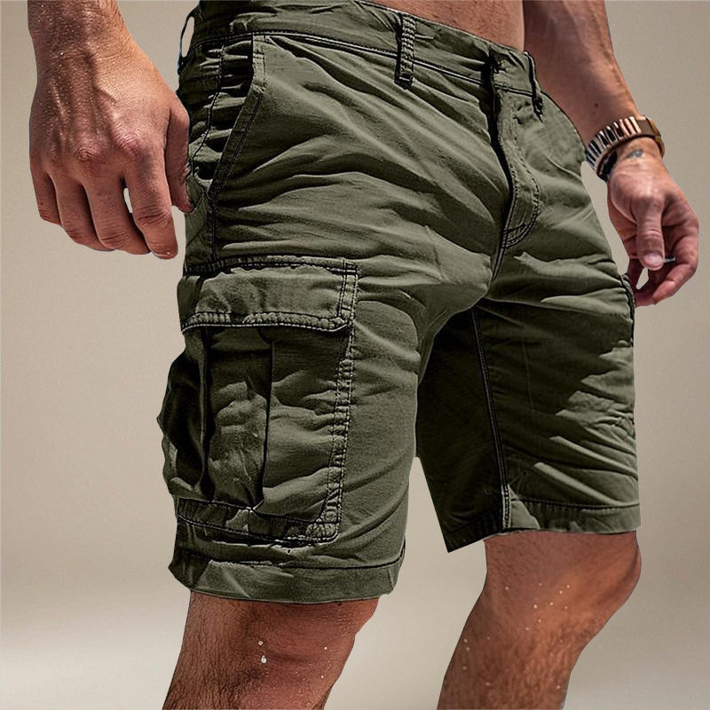 Grant – Shorts cargo multi-poches à coupe ample