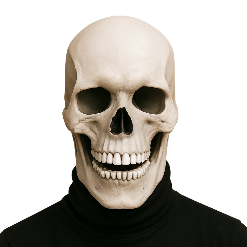 BoneReign – Skull mask with movable jaw for Halloween and cosplay
