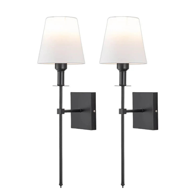 GlowCraft – 2 lămpi de perete wireless reîncărcabile cu telecomandă