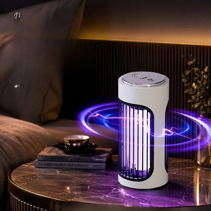 GlowCatcher - Lámpara portátil para insectos UV con batería recargable