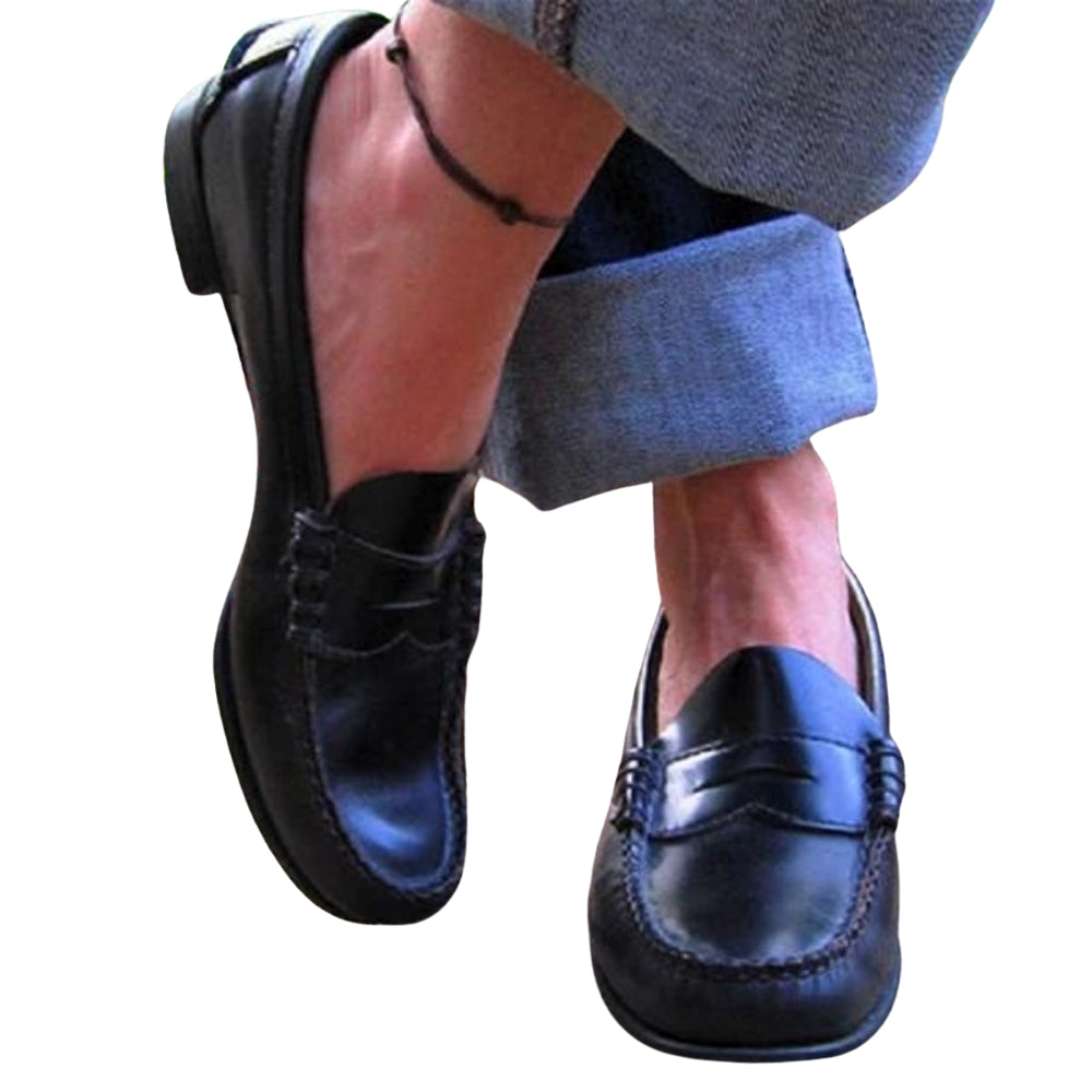 Savannah - Moderní mokasíny s kulatou špičkou a designem slip-on