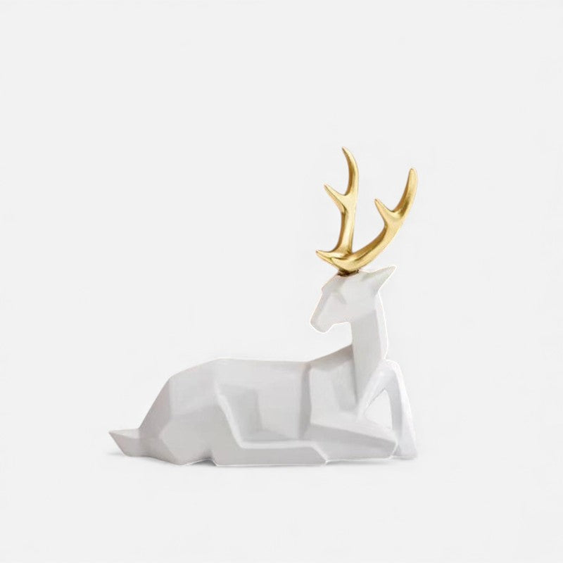 DecoDeer - Geometric Deer Figurine for Indoor Decoration
