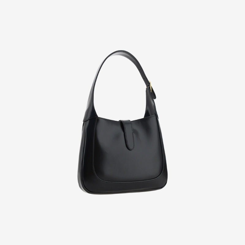 Daisy – Tone Clasp Shoulder Bag with Adjustable Strap | Compact Practical Design | Lightweight Everyday Use | Standard Size | Black