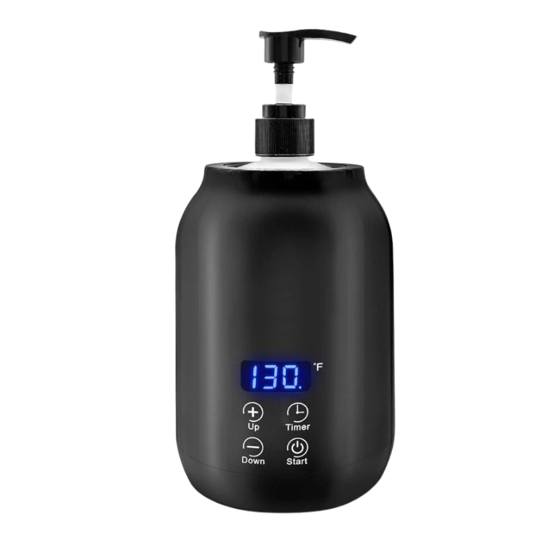 GlowTherm - Chauffe-Huile de Massage Électrique Portable avec Commande Tactile et Affichage de Température
